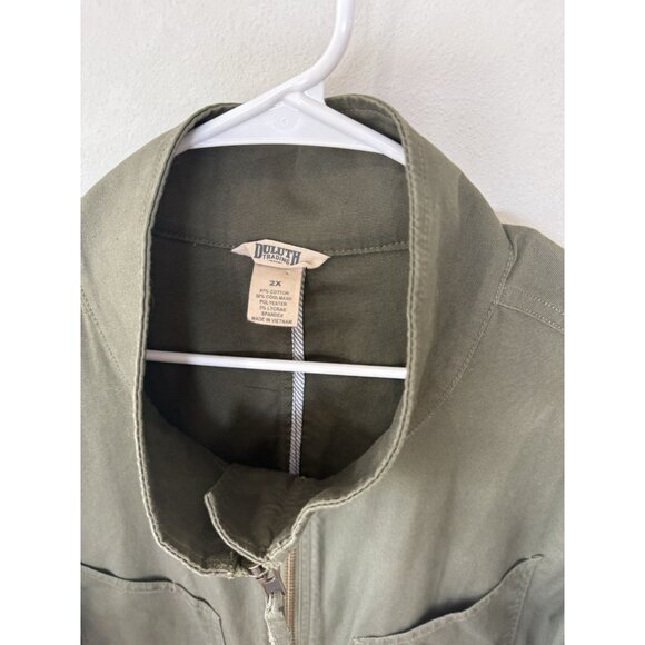 Duluth Trading Co Women’s Full Zip Up Lightweight Jacket Olive Green 2X 2xl Coat - Picture 2 of 5